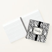 Niedliche Zebra Print Notizblock (Innenseite)