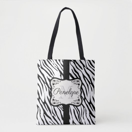 Niedliche Zebra Print Tasche (Vorderseite)