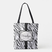 Niedliche Zebra Print Tasche (Rückseite)