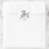 Niedliche Zebra Stickers (Tasche)