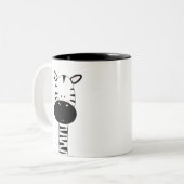 Niedliche Zebra-Tasse Zweifarbige Tasse (Vorderseite Links)