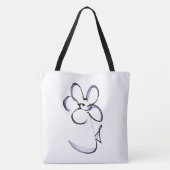 niedliche Zeichnung kleine Blume Tasche (Rückseite)