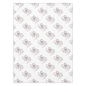 niedliche Zeichnung kleine Blume Tischdecke (Vorderseite)