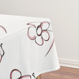 niedliche Zeichnung kleine Blume Tischdecke