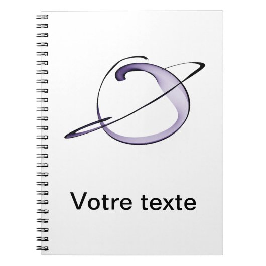 niedliche Zeichnung kleiner Planet Notizblock (Vorderseite)