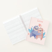 Niedliche Zeitnischen in der Liebe Notizblock (Innenseite)