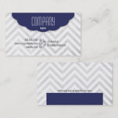 Niedliche Zickzack berufliche Geschäfts-Karte Visitenkarte (Vorne/Hinten)