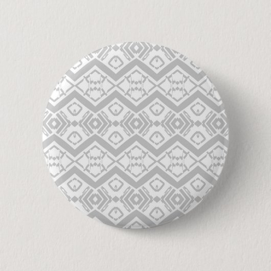 Niedliche Zickzack-Tasse Button (Vorderseite)