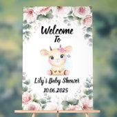 Niedliche Ziege Kinderdusche Acrylzeichen Acrylschild (Neutral)