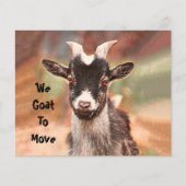 Niedliche Ziege - Neue Adresse (Vorderseite)