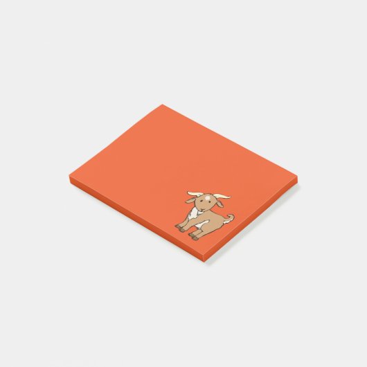 Niedliche Ziege Post-it Klebezettel (angewinkelt)