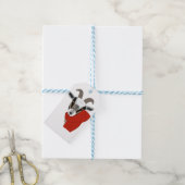 Niedliche Ziege Tragen eines Skarabäus Geschenkanhänger (Mit Garn)