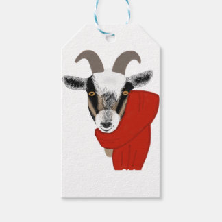 Niedliche Ziege Tragen eines Skarabäus Geschenkanhänger