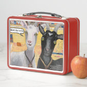 Niedliche Ziegen Art Metal Lunch Box (Beispiel)