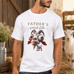 Niedliche Ziegen-Bauernhof-Tiere 2. Geburtstagsfei T-Shirt