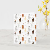 Niedliche Ziegen Karte (Gelbe Blume)