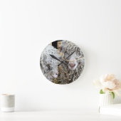 NIEDLICHE ZIEGEN RUNDE WANDUHR (Zuhause)