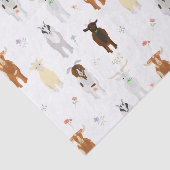 Niedliche Ziegen Seidenpapier (Ausschnitt)