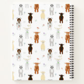 Niedliche Ziegen Zuchttiere Foto Keepake Album Notizblock (Rückseite)