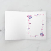 Niedliche Ziegenkarte Feiertagskarte (Innenseite)