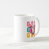 Niedliche Ziegenkunst minimalistisch Kaffeetasse (VorderseiteRechts)