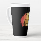 Niedliche Ziegenrückführung Milchtasse (Linke Ecke)
