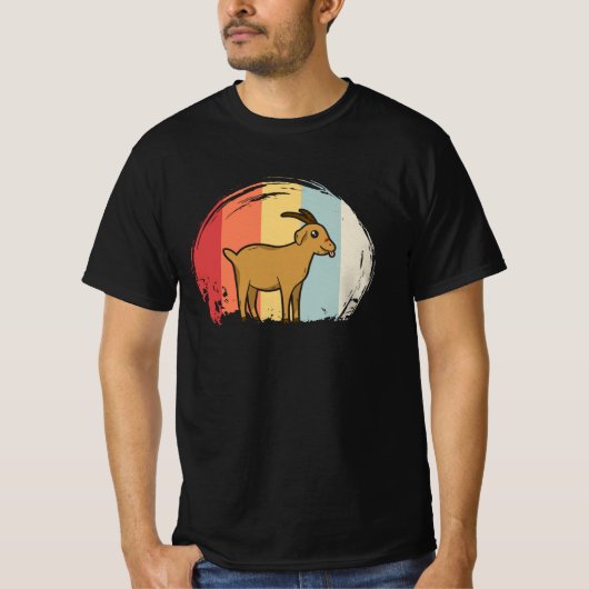Niedliche Ziegenrückführung T-Shirt (Vorderseite)