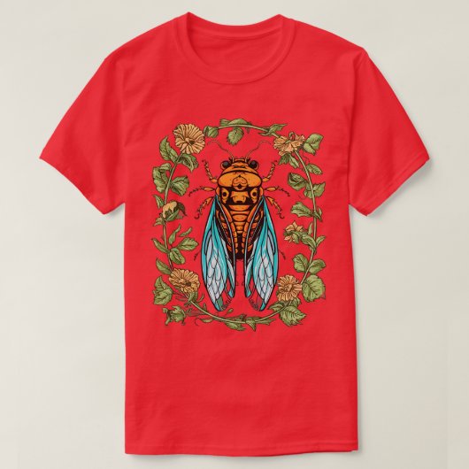 niedliche Zikade T-Shirt (Design vorne)