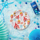 Niedliche Zirkus-Karnevalskinder Party Teller (Party)