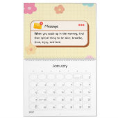 Niedliche Zitate 2024 Kalender (Jan 2027)