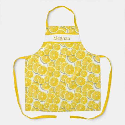 niedliche Zitronenbezeichnung Schürze (Vorderseite)