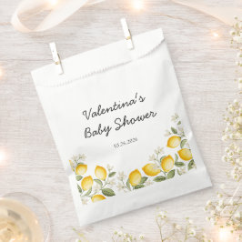 Niedliche Zitronenfrüchte Sommerdusche Geschenktütchen