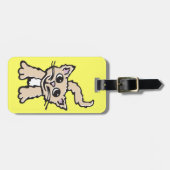 Niedliche Zitronengrafik Gepäckanhänger (Vorderseite horizontal)