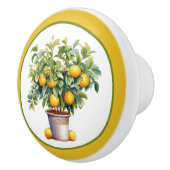 Niedliche Zitronenliebhaber Küche Keramikknauf (Rechts)