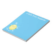 Niedliche Zitrusfrüchte Cartoon Notizblock (Rotiert)