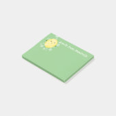 Niedliche Zitrusfrüchte Cartoon Post-it Klebezettel (angewinkelt)