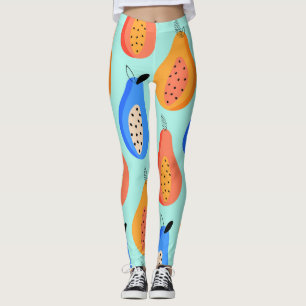 Niedliche Zitrusfrüchte Sommer Vintag Leggings