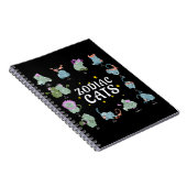 Niedliche Zodiac-Signalkatze Lover Astrologie Notizblock (Rechte Seite)