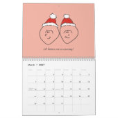 Niedliche Zodiaka-Zeichen und Positive Quotes 2025 Kalender (Mär 2027)