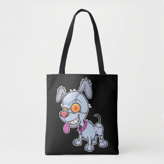 Niedliche Zombie-Dog-Illustration Tasche (Vorderseite)