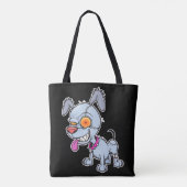 Niedliche Zombie-Dog-Illustration Tasche (Rückseite)