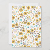 Niedliche Zoo Animals Kinderdusche Einladung (Rückseite)