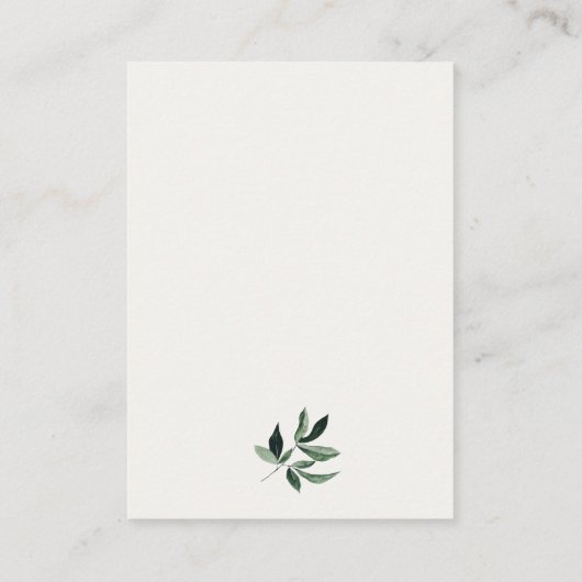 Niedliche Zuchtbuchten für Babydusche Begleitkarte (Rückseite)