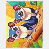 Niedliche Zuckerkleider Fleecedecke (Vorderseite)