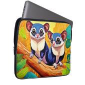 Niedliche Zuckerkleider Laptopschutzhülle (Vorne Rechts)