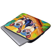 Niedliche Zuckerkleider Laptopschutzhülle (Vorne Knopf)