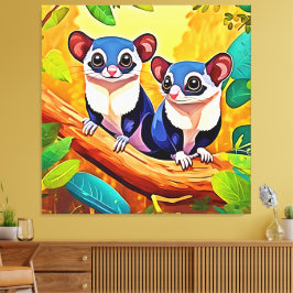 Niedliche Zuckerkleider Leinwanddruck