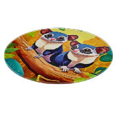 Niedliche Zuckerkleider Schneidebrett (Ecke)