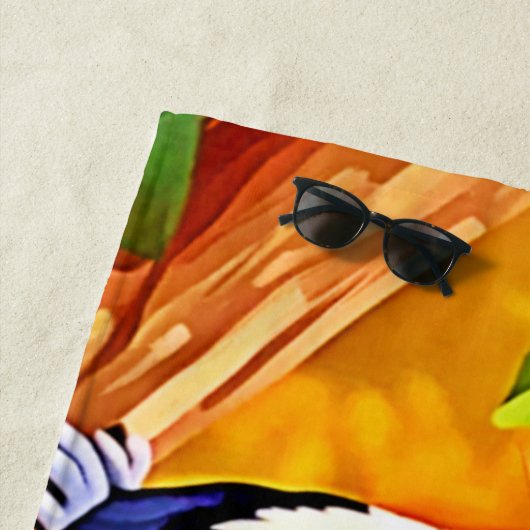 Niedliche Zuckerkleider Strandtuch (Beispiel)