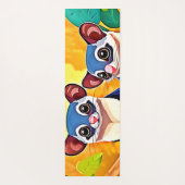 Niedliche Zuckerkleider Yogamatte (Rückseite)